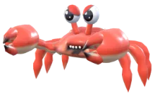 A red crab.