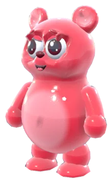 A gummy bear.