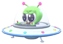 A small flying saucer.