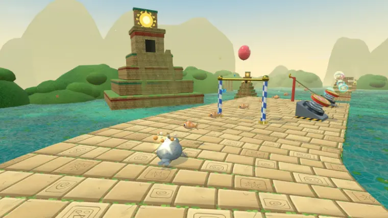 Sunstone Ruins: carved temple steps and stone platforms.